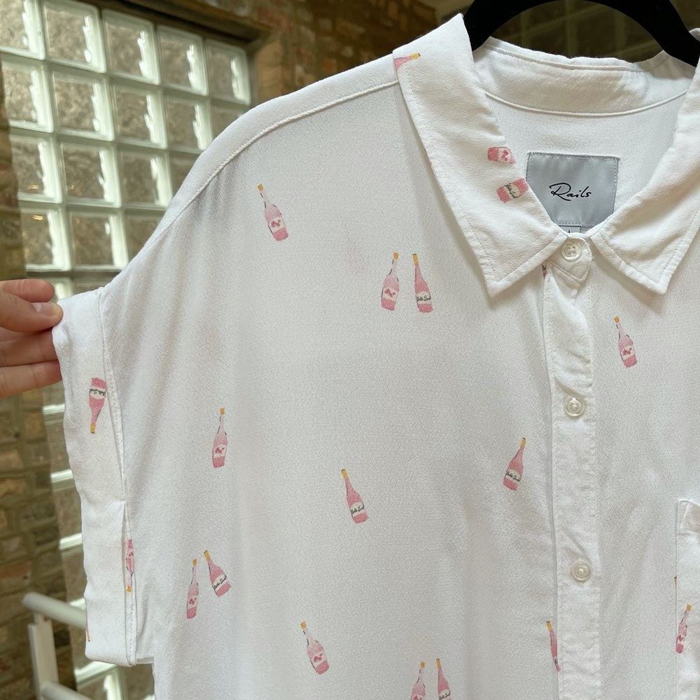 🔸Host Pick🔸Anthropologie | Rosé All Day silk top - Picture 6 of 11